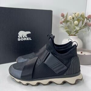 Sorel Kinetic Caribou Waterproof Shoes Black NL3374-010 Women's 9.5 NWD FLAW